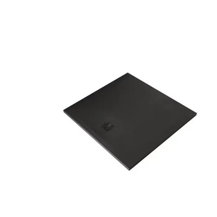 Terra brodzik natryskowy 100 x 100 h3 cm maskownica odpł. w kpl., bez zest. odpł. czarny mat 08DW1839 | Nowość w sklepie
