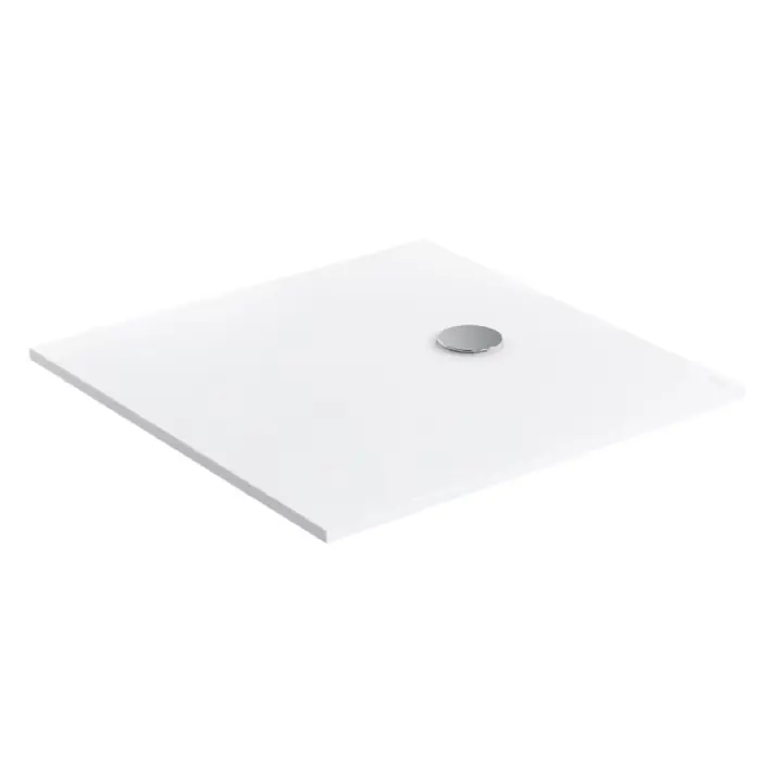 Aquapure m+ konglomeratowy brodzik prysznicowy antypoślizgowy, 90 x 90 cm, biały mat AQUAPURE90-KBM - Bestseller