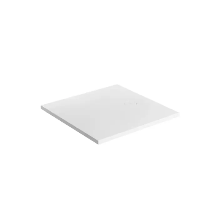 Ograniczona dostępność | Aquarock m+ kompozytowy brodzik prysznicowy antypoślizgowy, 80 x 80 cm kolor biały mat (bm) AQUAROCK80-KBM