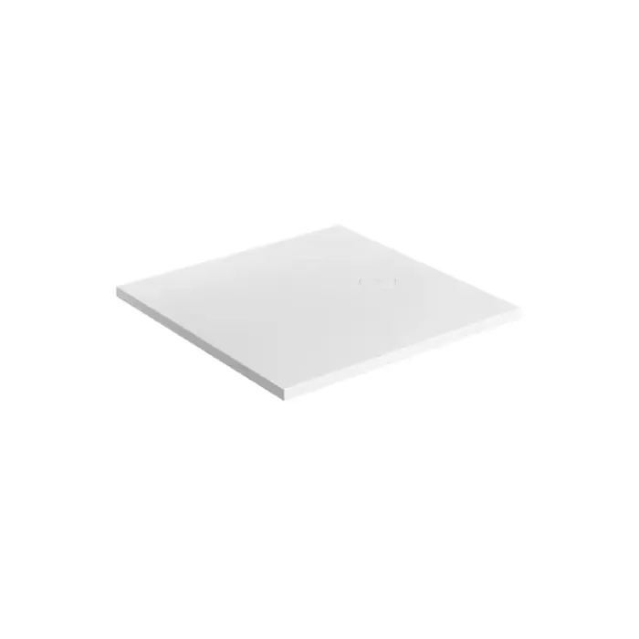 Zostało kilka sztuk - Aquarock m+ kompozytowy brodzik prysznicowy antypoślizgowy, 90 x 90 cm kolor biały mat (bm) AQUAROCK90-KBM