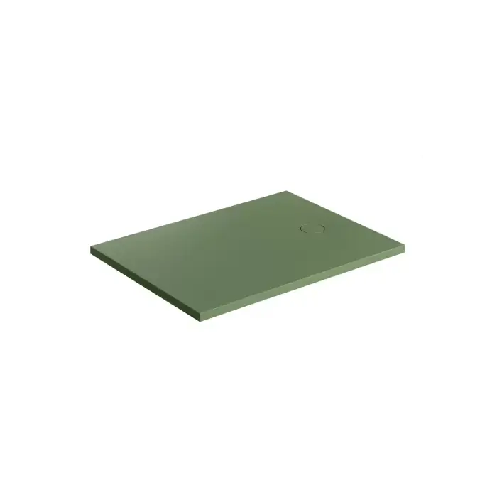 Aquarock m+ kompozytowy brodzik prysznicowy antypoślizgowy, 90 x 100 cm kolor olive mat (ol) AQUAROCK90-100OL | Bezpośrednio z fabryki