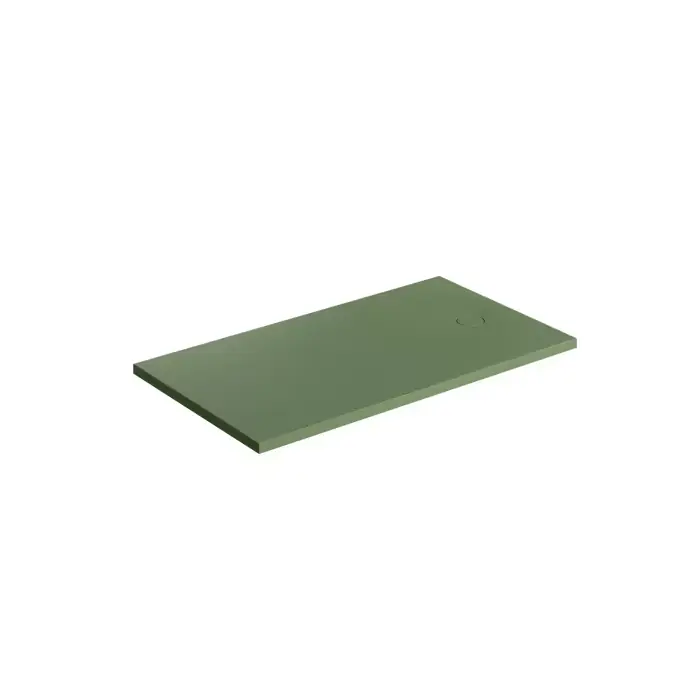 Wielka wyprzedaż - Aquarock m+ kompozytowy brodzik prysznicowy antypoślizgowy, 90 x 160 cm kolor olive mat (ol) AQUAROCK90-160OL