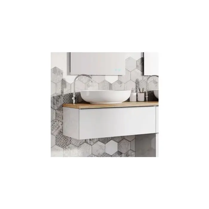 Właśnie dodano - Komoda look 80 1s white hg pdw RE080803028060