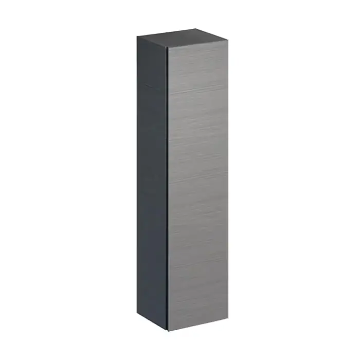 Wysoka szafka xeno², z drzwiami i lustrem wewnętrznym 40x170x35.1cm, szary scultura 500.503.43.1 | Wybór klientów