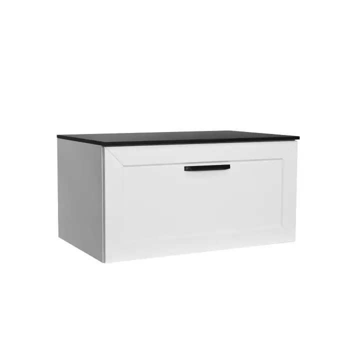 Dexa szafka umywalkowa bez blatu z syfonem w komplecie uchwyt czarny 80/50/40 cm zielona / na zamówienie SUD-854-ZC - Szybka dostawa