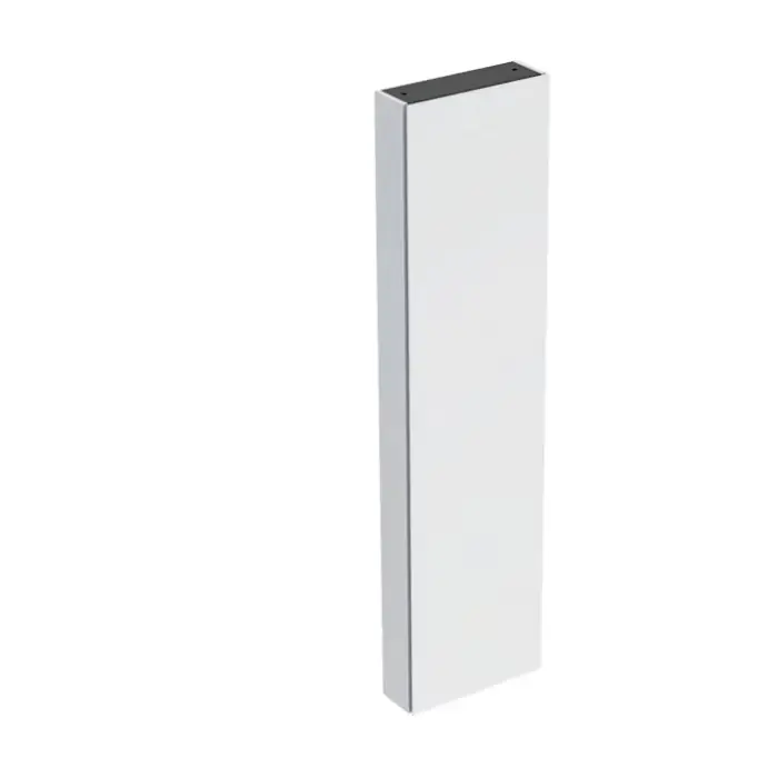 Wysoka szafka geberit, z jednymi drzwiami i lustrem wewnętrznym, krótka 45x180cm, korpus i front biały / lakierowany matowy 502.317.01.3 - Bestseller