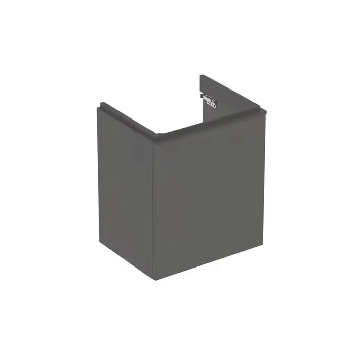 Oferta - Szafka pod umywalkę smyle square, z jednymi drzwiami 53.6x61.7x43.3cm, lava, szerokość umywalki=55cm, drzwi=zawias po prawej 500.365.JK.1