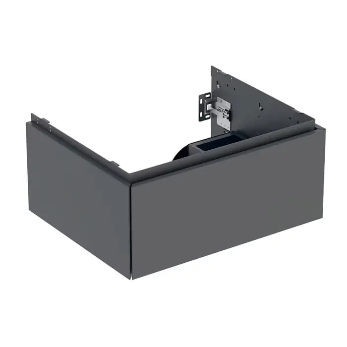 Szafka pod umywalkę one, z jedną szufladą szerokość umywalki=60cm, lava / lakierowany matowy 505.071.00.3 | Świetna oferta
