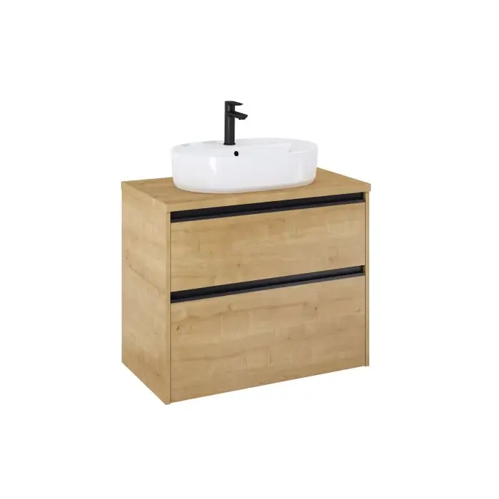 Ulubieniec klientów - Szafka gap pro do kompletacji z blatem 80 cm jasny dąb A857898464
