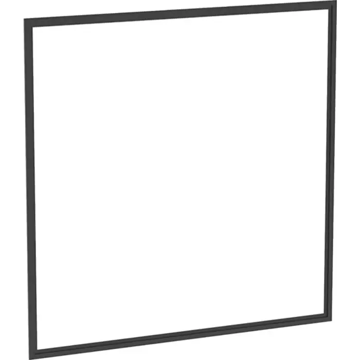 Sprawdzony wybór - Ramka ozdobna do szafki z lustrem one, montaż podtynkowy czarny mat, b=120cm 505.845.00.3