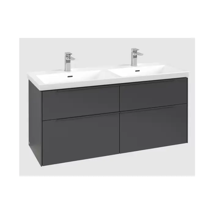 Nowość w ofercie | Subway 3.0 szafka podumywalkowa, z oświetleniem, 4 elementy wysuwane, 1272 x 576 x 478 mm, graphite C568L2VR