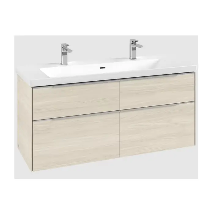 Subway 3.0 szafka podumywalkowa, z oświetleniem, 4 elementy wysuwane, 1272 x 576 x 478 mm, white oak C602L0AA | Skorzystaj z oferty