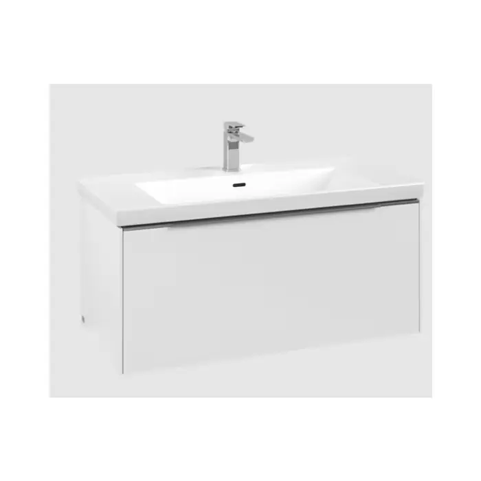 Niska cena - Subway 3.0 szafka podumywalkowa, z oświetleniem, 1 element wysuwany, 973 x 429 x 478 mm, pure white C569L0VF