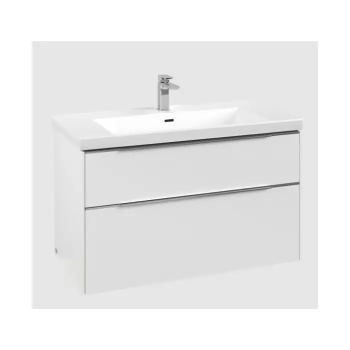 Subway 3.0 szafka podumywalkowa, z oświetleniem, 2 elementy wysuwane, 973 x 576 x 478 mm, pure white C570L0VF | Już w sprzedaży