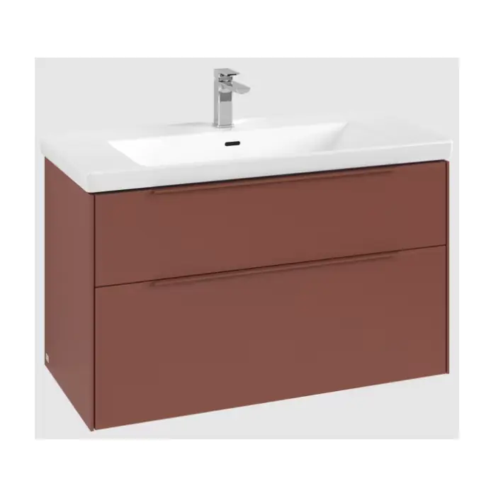 W sprzedaży - Subway 3.0 szafka podumywalkowa, z oświetleniem, 2 elementy wysuwane, 973 x 576 x 478 mm, wine red C570L2AH