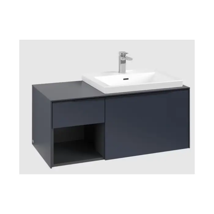Hit sprzedaży | Subway 3.0 szafka podumywalkowa, z oświetleniem, 2 elementy wysuwane, 1001 x 423 x 516 mm, marine blue / marine blue C571L1VQ