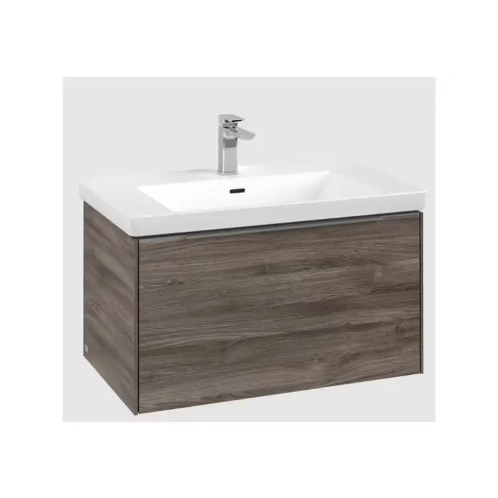 Subway 3.0 szafka podumywalkowa, z oświetleniem, 1 element wysuwany, 772 x 429 x 478 mm, stone oak C573L0RK - Zostało niewiele