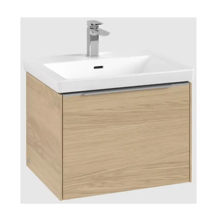Subway 3.0 szafka podumywalkowa, z oświetleniem, 1 element wysuwany, 572 x 429 x 478 mm, nordic oak C577L0VJ | Ograniczona ilość