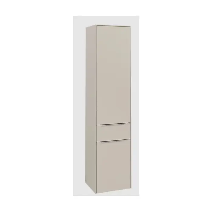 Subway 3.0 szafka wysoka, 2 drzwi, 1 element wysuwany, 400 x 1710 x 362 mm, cashmere grey / cashmere grey C59000VN | Wybór klientów