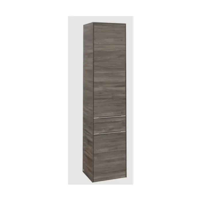 Subway 3.0 szafka wysoka, 2 drzwi, 1 element wysuwany, 400 x 1710 x 362 mm, stone oak / stone oak C59100RK | Nie czekaj