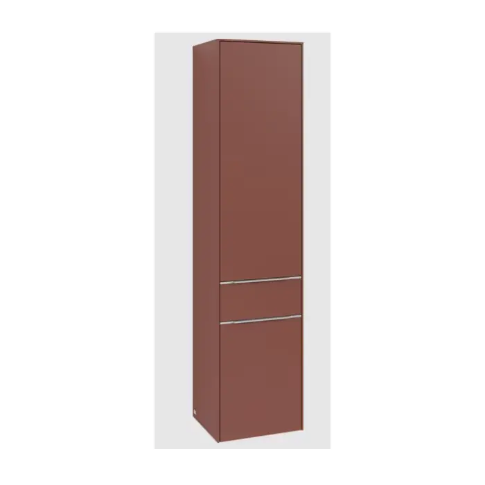 Nowy produkt | Subway 3.0 szafka wysoka, 2 drzwi, 1 element wysuwany, 400 x 1710 x 362 mm, wine red / wine red C59100AH