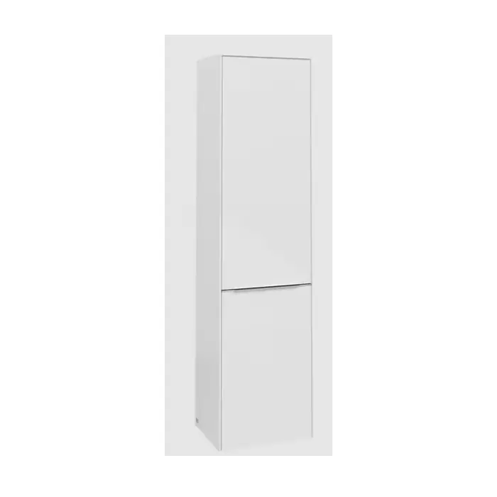 Subway 3.0 szafka wysoka, 1 drzwi, 1 uchylny kosz na pranie, 450 x 1710 x 362 mm, brilliant white / brilliant white C59300VE | Końcówka zapasów