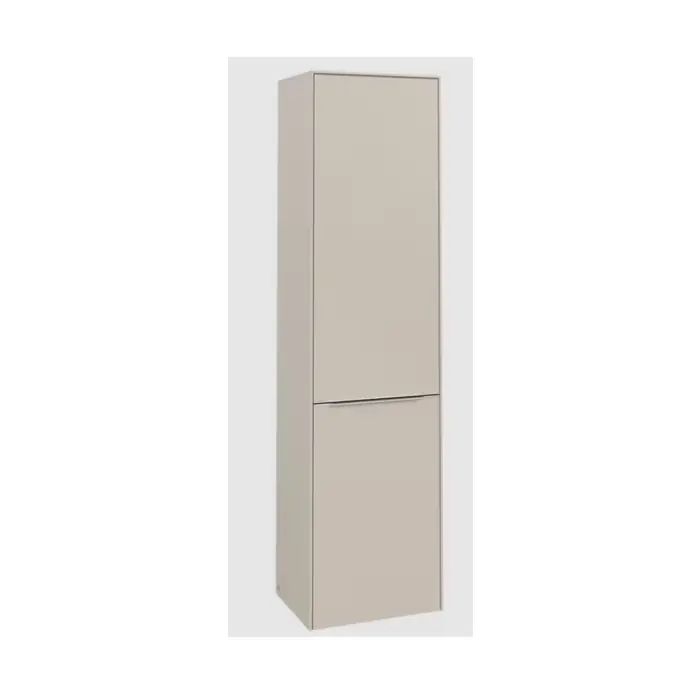 Subway 3.0 szafka wysoka, 1 drzwi, 1 uchylny kosz na pranie, 450 x 1710 x 362 mm, cashmere grey / cashmere grey C59300VN | Świetna oferta