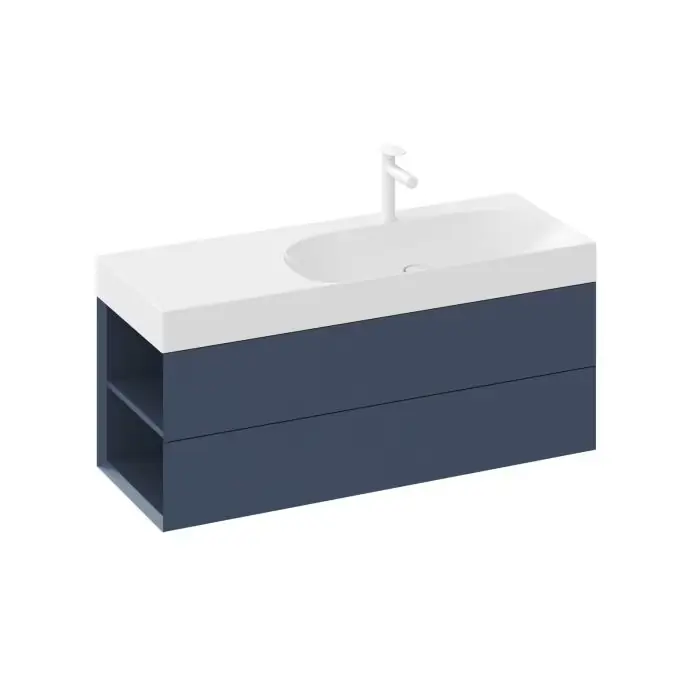 Szafka pod umywalkę sd lite 120 l wersja lewa, deepsea blue X000001881 | Oferta specjalna