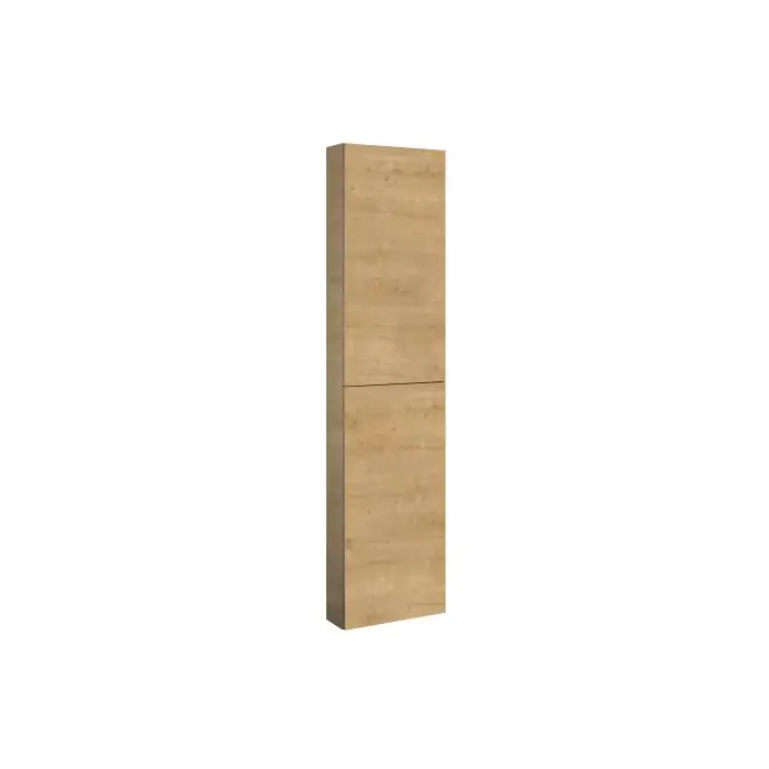 Extra kolumna łazienkowa wysoka z 2 drzwiami slim (12,6), jasny dąb A857911464 - Oferta kończy się wkrótce