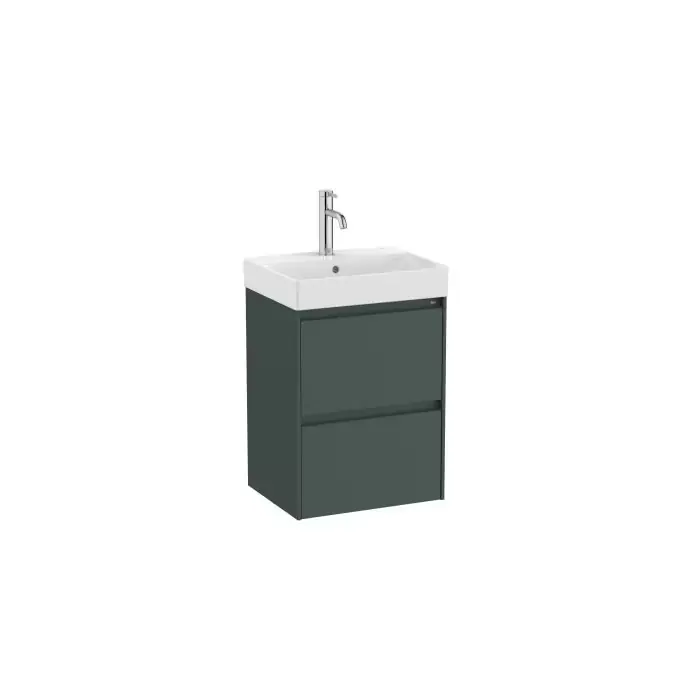 Taniej | Ona zestaw łazienkowy unik compacto 2 szuflady 450mm ciemny zielony mat A851681513
