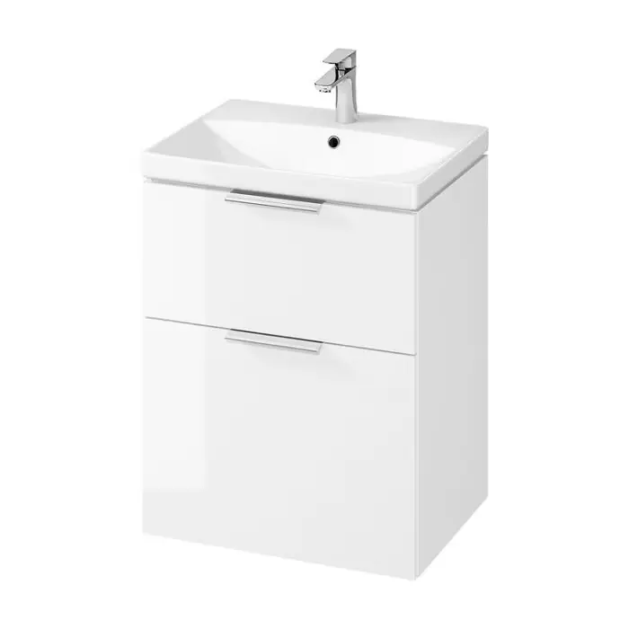 City szafka 60 + umywalka biały dsm S801-422 | Duży rabat