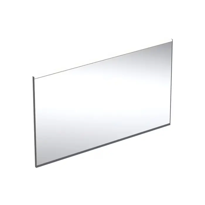 Podświetlane lustro option plus square, z bezpośrednim i pośrednim oświetleniem 120x70cm, czarny mat / aluminium anodyzowane 502.785.14.1 - Hit