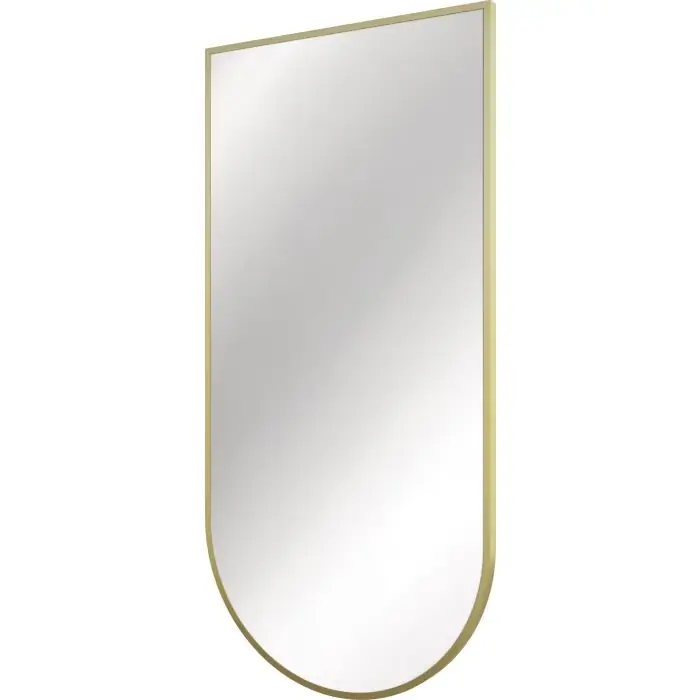 Promocja kończy się wkrótce - Silia lustro wiszące, z ramą, 50x100, złoto szczotkowane ADI R851