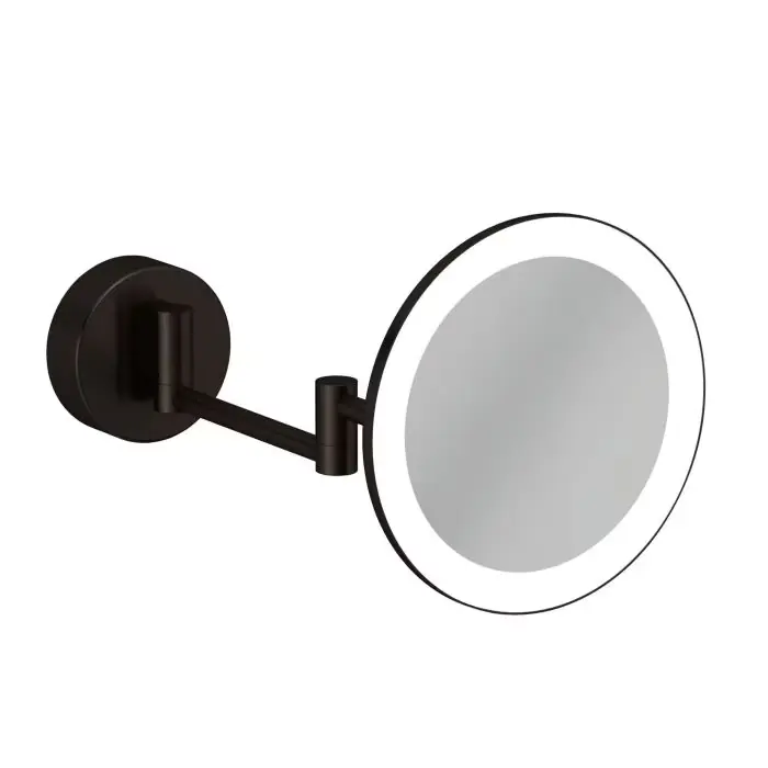 Hit | KLUDI-VELA R Lusterko kosmetyczne LED czarny szczotkowany PVD 58995N2W