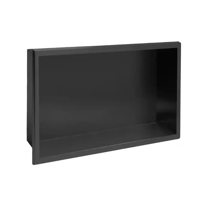 Wybór klientów | Półka wnękowa łazienkowa 30x45 czarny mat REA-05604