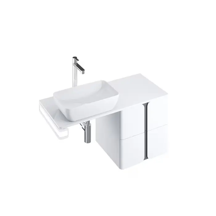 Meble łazienkowe blat pod umywalkę balance 1200 biały X000001372 - Świetna oferta