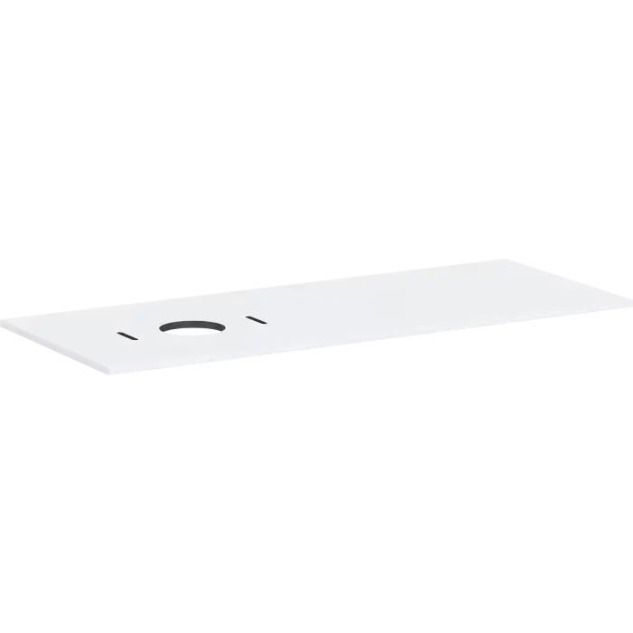 Ostatnia szansa | Xilesa e blat 1375/550 z wycięciem po lewej stronie pod umywalkę nablatową bez otworu na baterię biały matowy 54278700