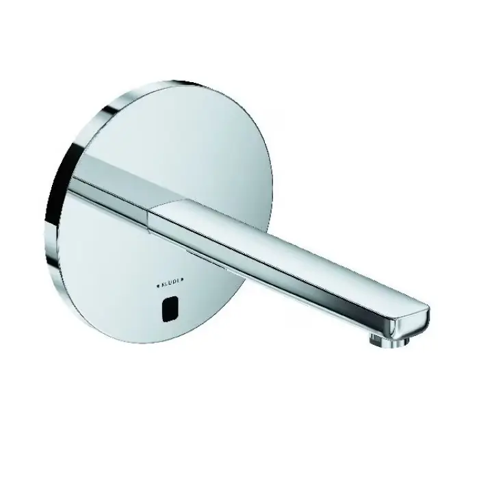 Łatwe zamówienie | Zenta sl elektroniczny zawór umywalkowy; zasilanie 230v lub bateria 6v, dł. wyl. 240 mm, bez regulacji, koło chrom 3840305