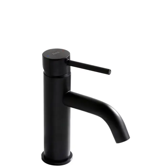 Cena fabryczna - Bateria umywalkowa niska lungo black mat REA-B4102