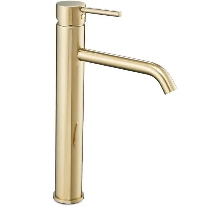 Cena po obniżce - Bateria umywalkowa wysoka lungo l. gold REA-B9409