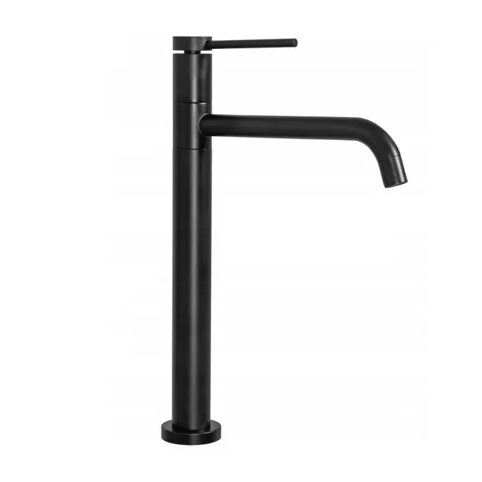 Oferta specjalna | Lugano black bateria umywalkowa wysoka REA-B5001