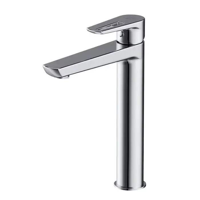 Mille bateria umywalkowa z korkiem klik klak, wysoka, chrom połysk S951-354 - Premium