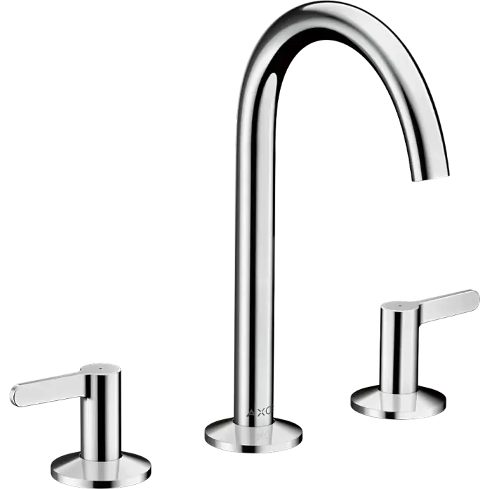 One 3-otworowa bateria umywalkowa 170 z kompletem odpływowym push-open chrom 48050000 - Produkt wysokiej jakości