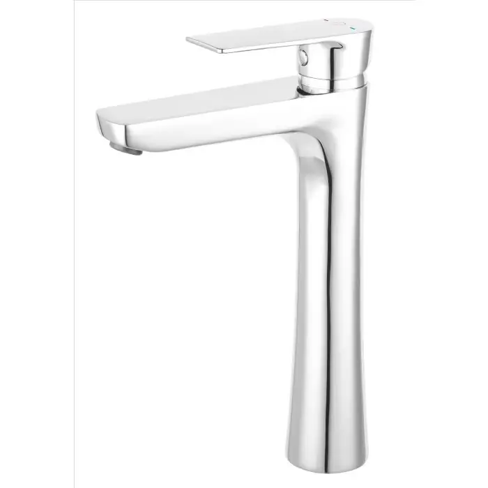 Dobra cena - Pinea bateria umywalkowa wysoka (nablatowa)z korkiem click-clack chrom FD1-PNA-2L-11