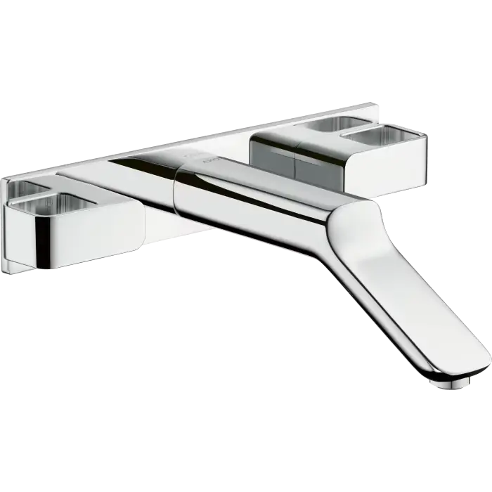 Nowy produkt - Urquiola 3-otworowa bateria umywalkowa z wylewką 228 mm, ścienna, podtynkowa czerwony złoty szczotkowany 11043310