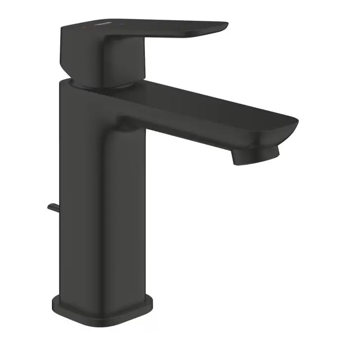 Cubeo bateria umywalkowa, rozmiar m, czarny mat, korek automatyczny 1017562430 - Bezpośrednio od producenta