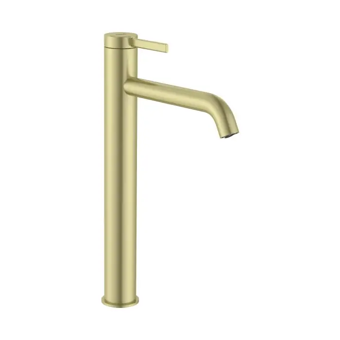 Cena promocyjna | Ona Bateria umywalkowa wysoka Cold Start z korkiem click-clack pvd brushed gold A5A349EVA0