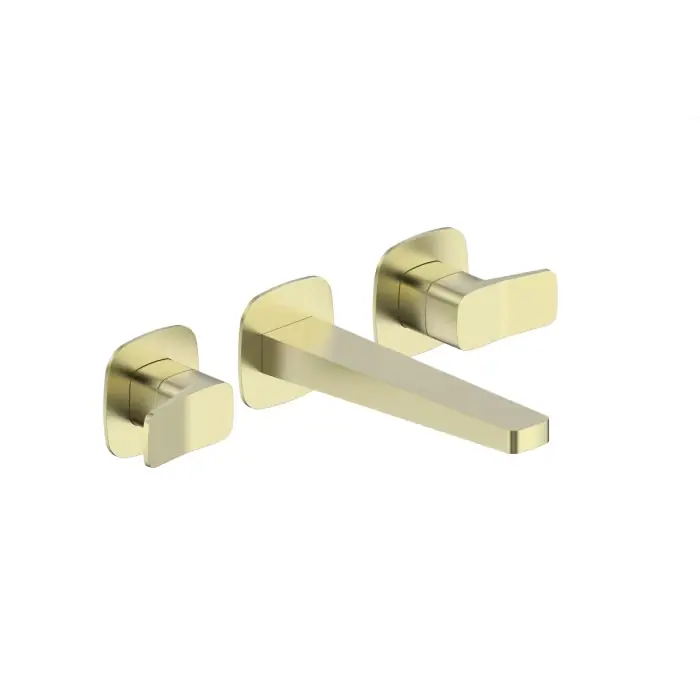 Ekspresowa dostawa - Malaga, umywalkowa, 3-otworowa, podtynkowa, ścienna, pvd brushed light gold 4529-821-31