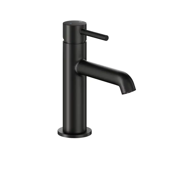 Moza mini (25 mm) bateria umywalkowa stojąca, czarna + click clack 5032-835-81 | Oferta kończy się wkrótce