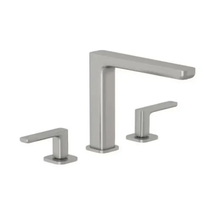 RENON Bateria umywalkowa, zestaw odpływowy PUSH-OPEN, nikiel szczotkowany PVD 42393N575 | Nowość w ofercie